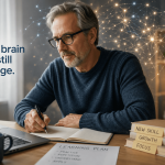 Can Your Brain Still Change After 50? Adult over 50 learning a new skill as the brain builds new neural connections