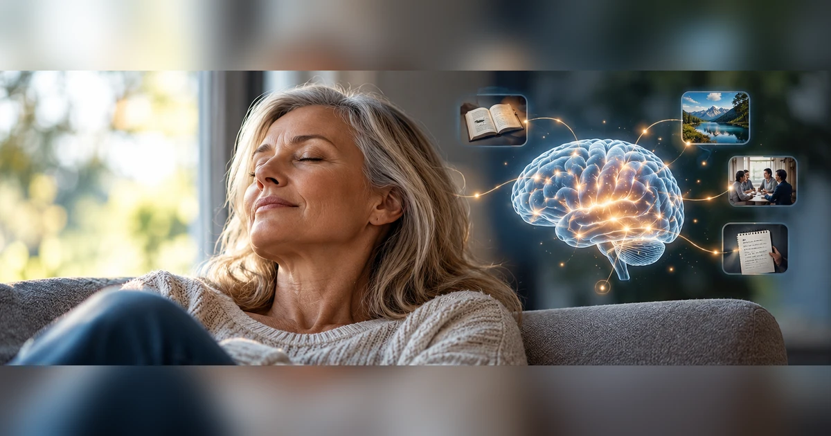 Adult taking a quiet break after learning to support memory consolidation