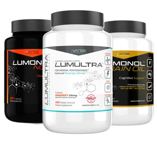 1 Bottle Lumultra + 1 Bottle Nova + 1 Bottle Brain Oil