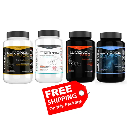 1 Bottle Lumultra + 1 Bottle Nova + 1 Bottle Brain Oil <br> + 1 Bottle Game On