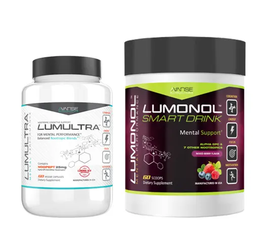 1 Bottle Lumultra + 1 Bottle Smart Drink (Mixed Berry Flavor)